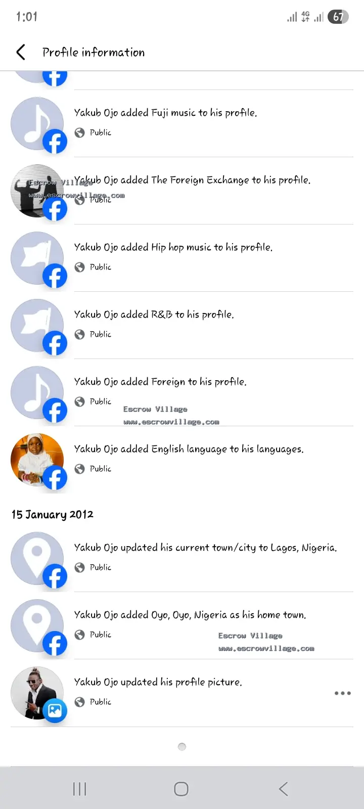 14years Facebook account