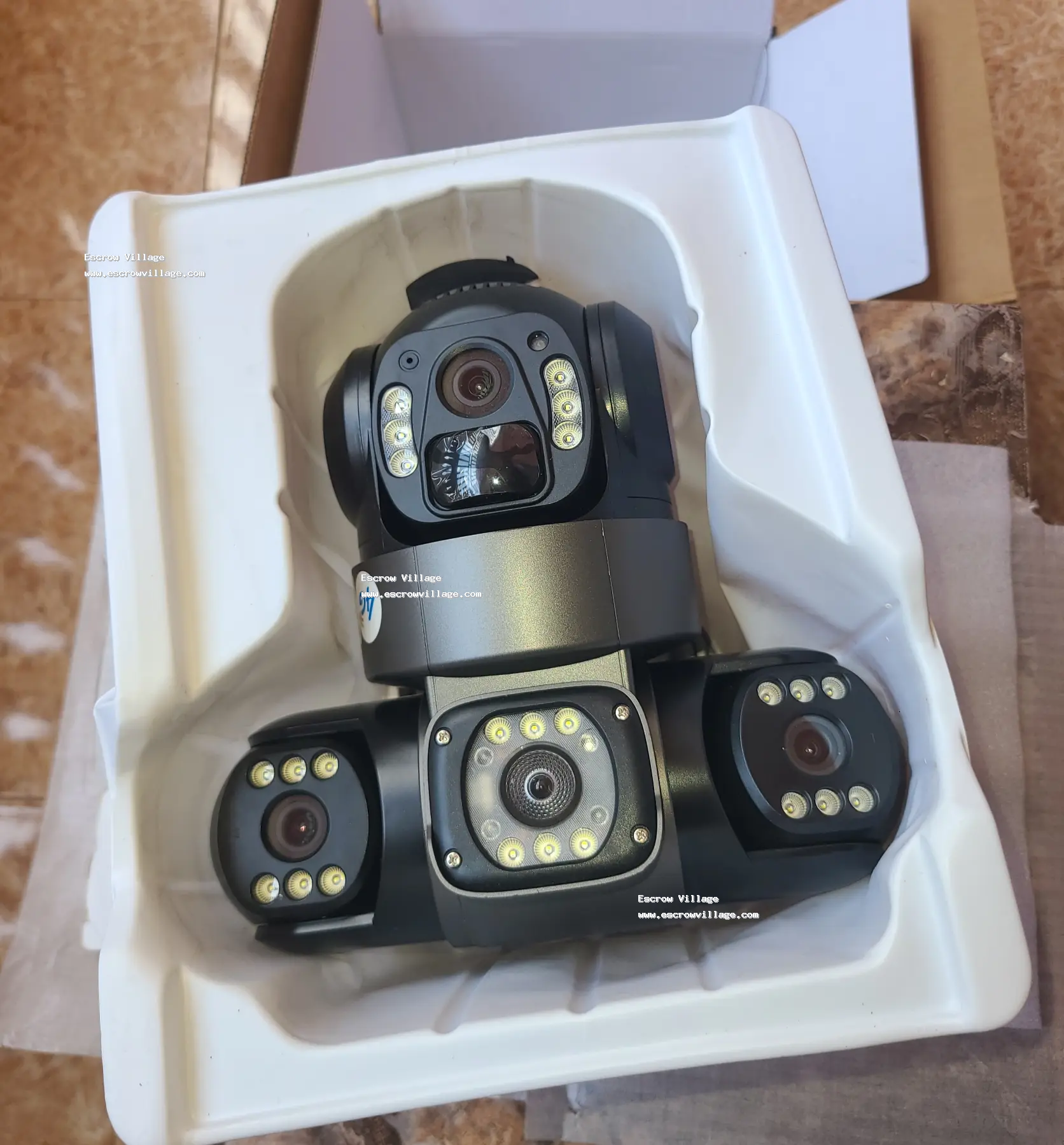 Cctv solar camera