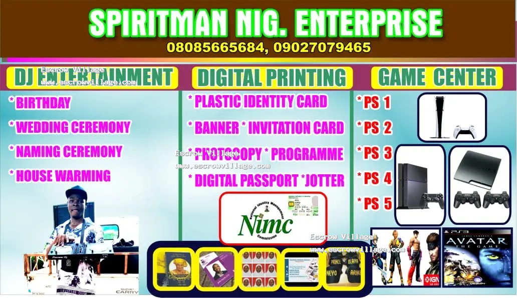 DJ SERVICES, NIN & BVN SOLUTION